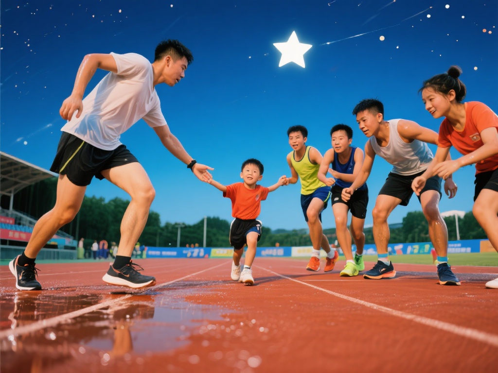 类似的故事在全民体育的背景下层出不穷。运动让人们在