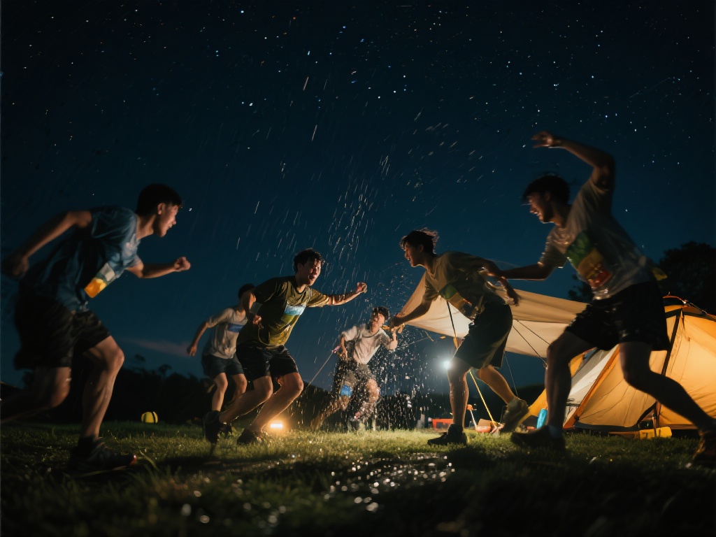 在夜空下挥洒汗水，是一种独特的浪漫。无论是与朋友一
