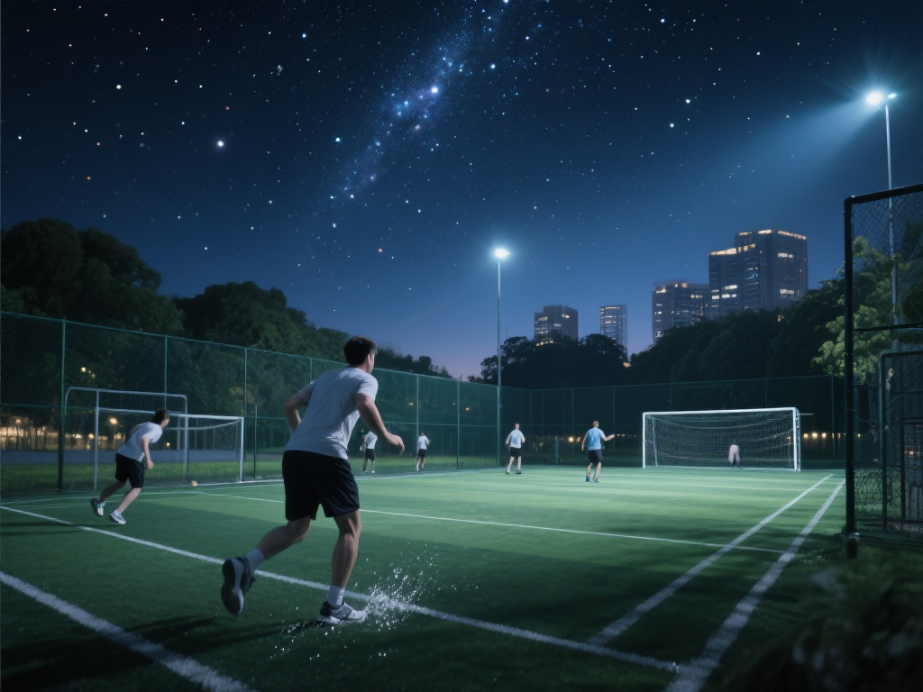 在星空体育运动场中，运动不再是单调的重复动作，而是